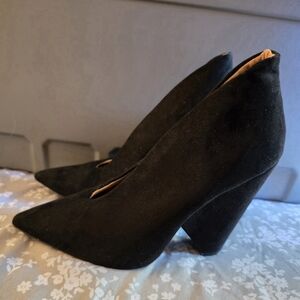 Charlotte Russe- Wiley-04 Blk Heel Boot